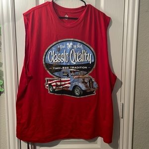XXL American Truck Tank Top Patriotic